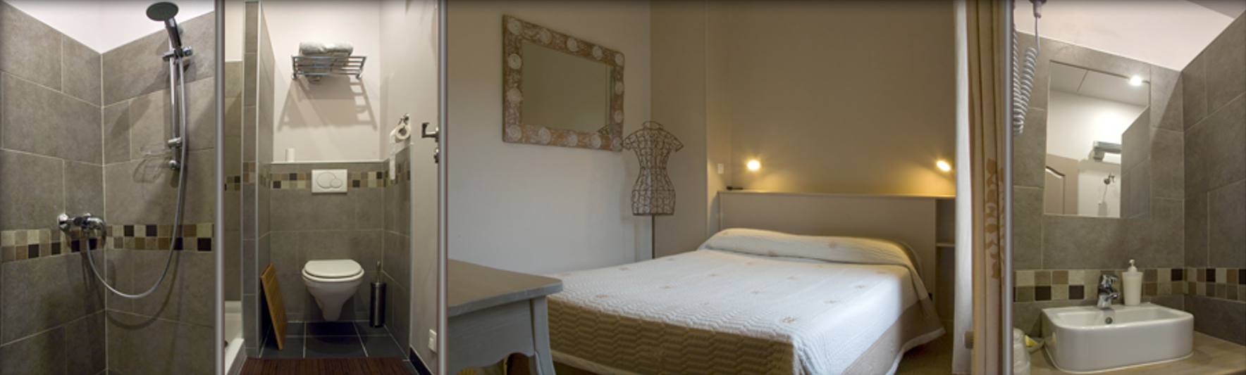 Chambre d’hôtel confortable