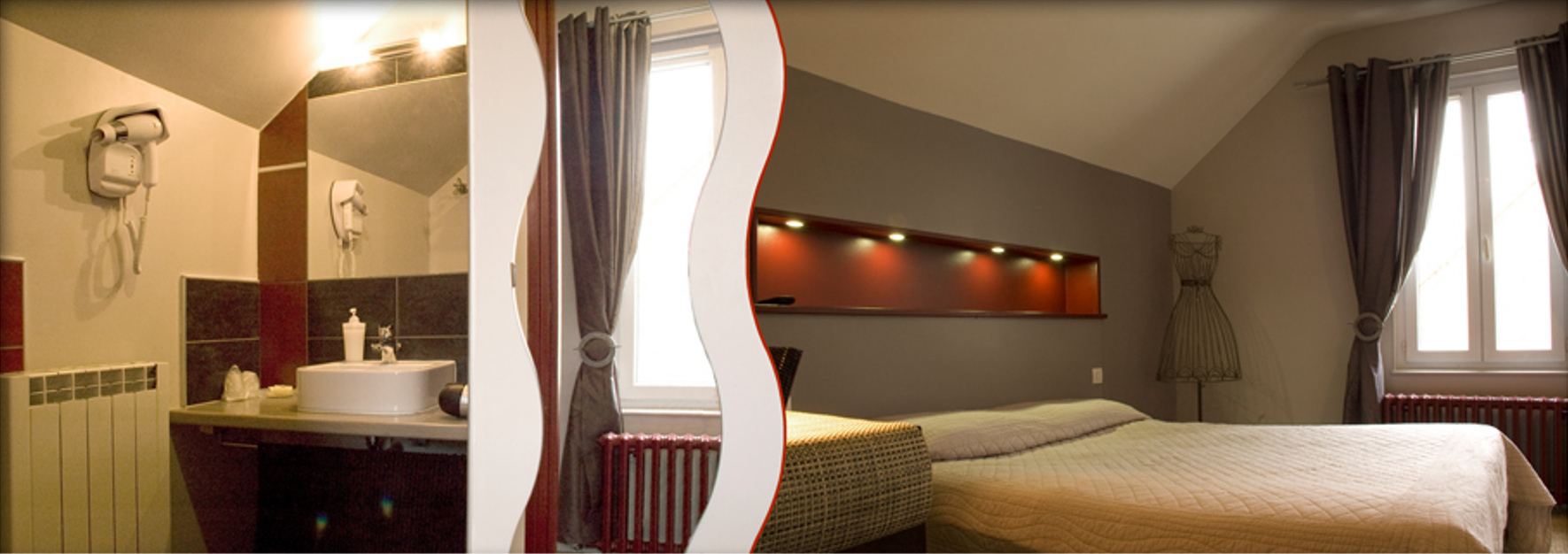 Chambre d’hôtel moderne