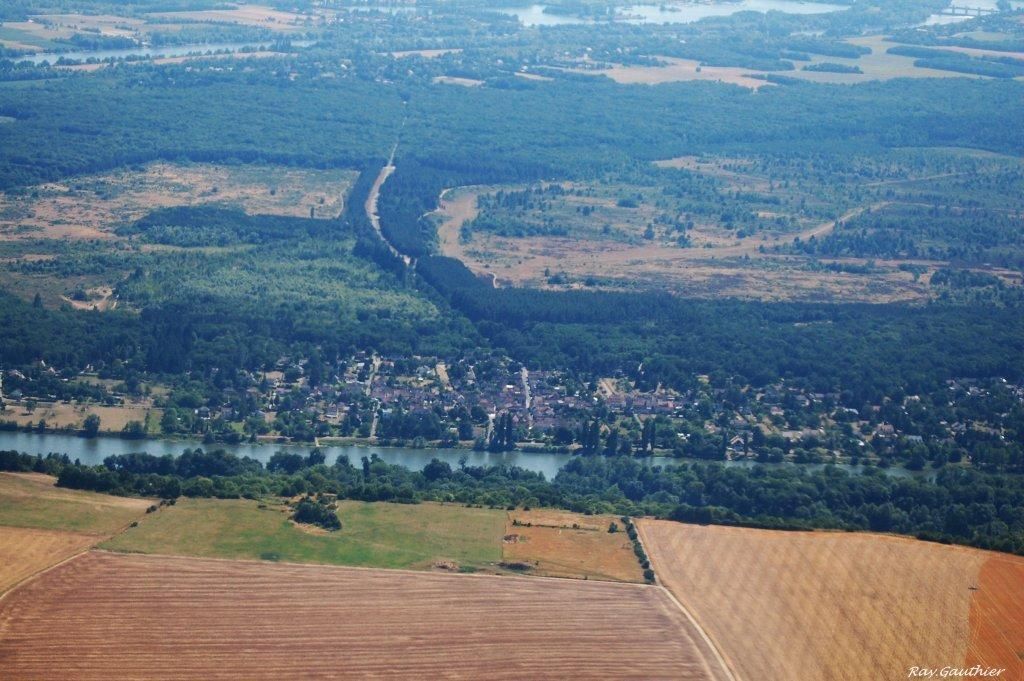 Vue aérienne Moisson