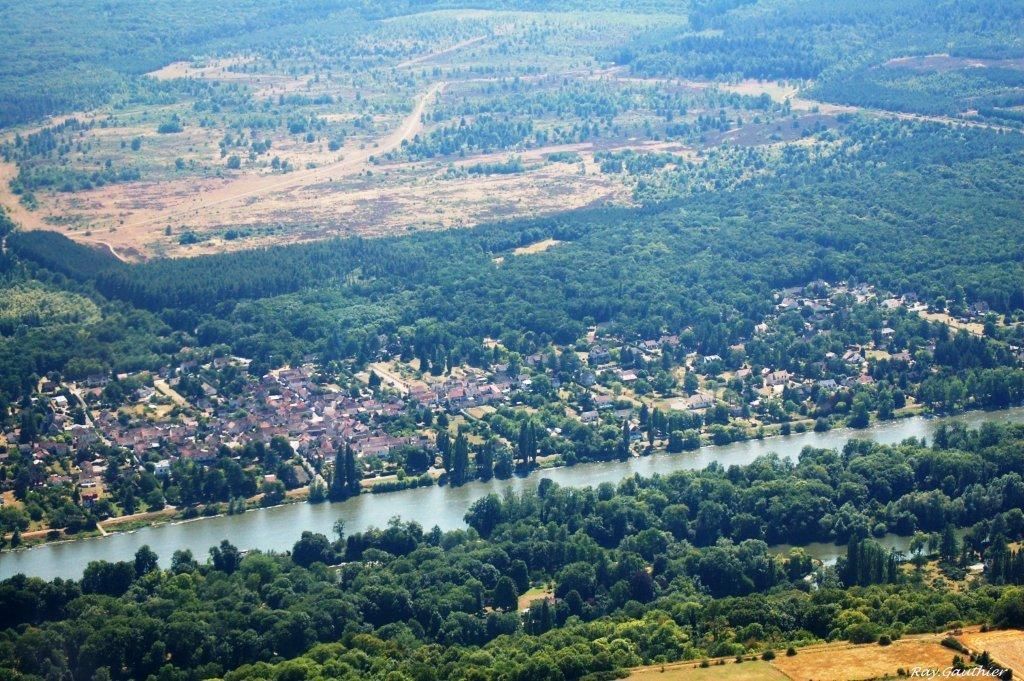 Vue aérienne de la boucle
