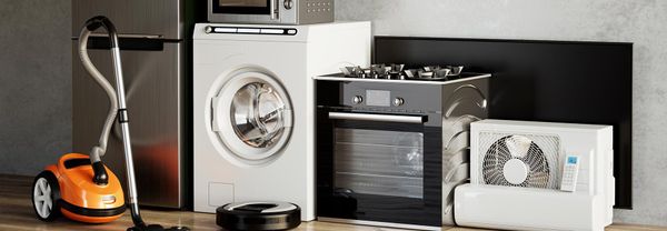 Une gazinière et un lave-linge pour le gros électroménager