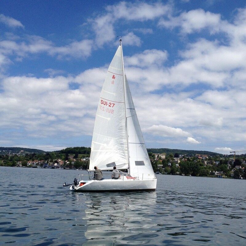 Segelschiff auf dem Zürichsee