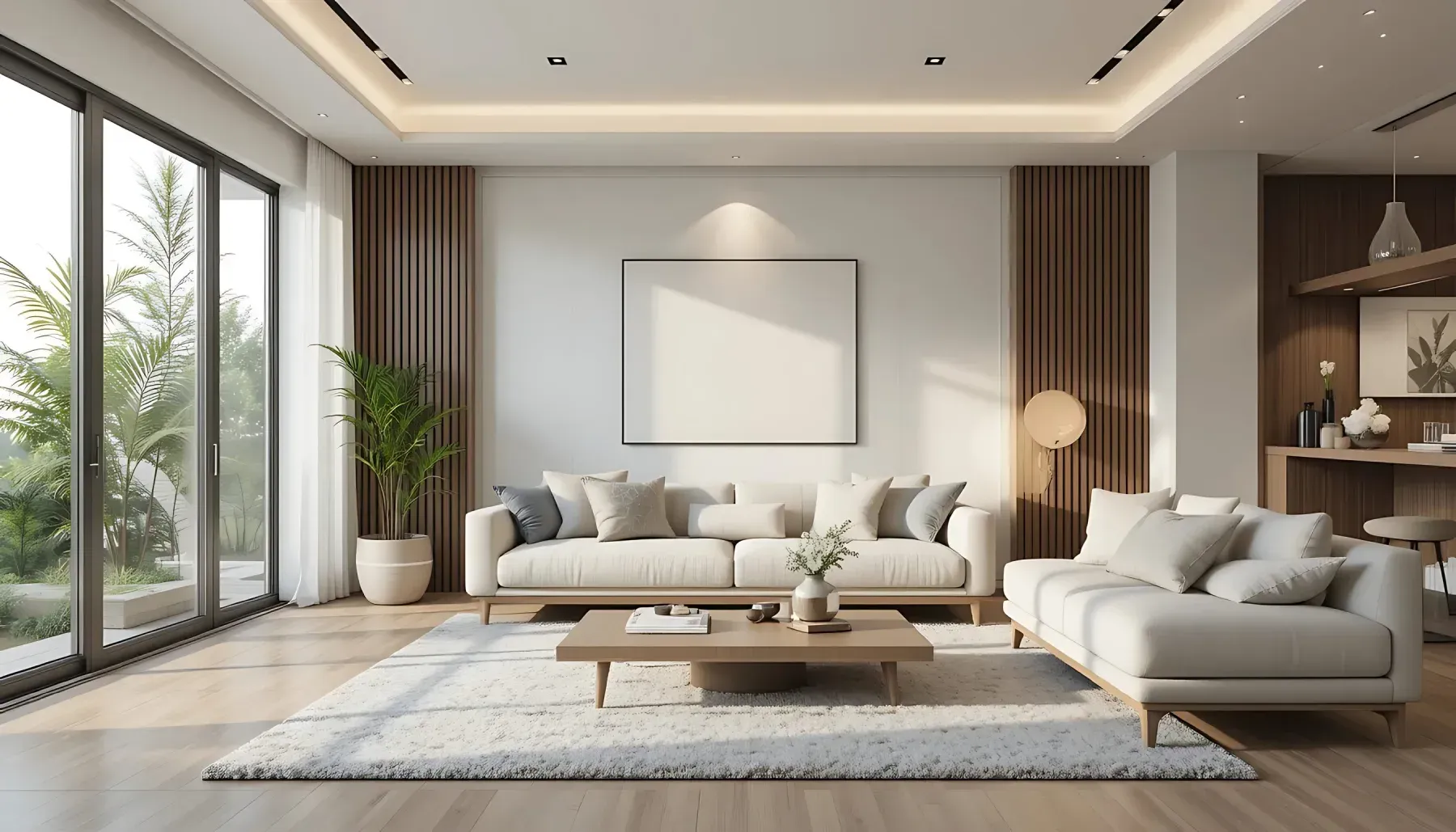 Instalaci&oacute;n profesional de paneles de madera para revestimiento de pared