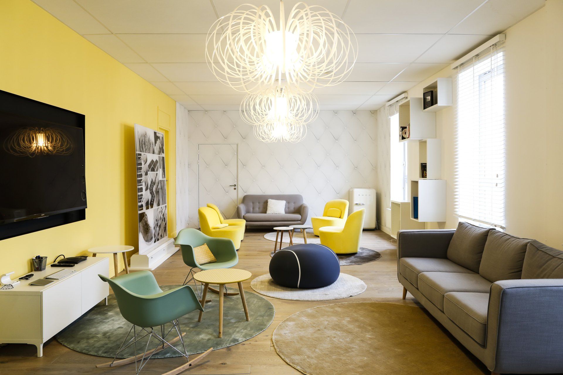 Espace travail orange