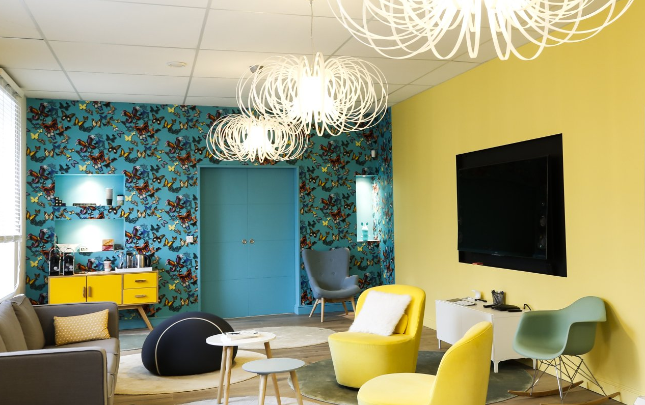 Papier peint gris clair