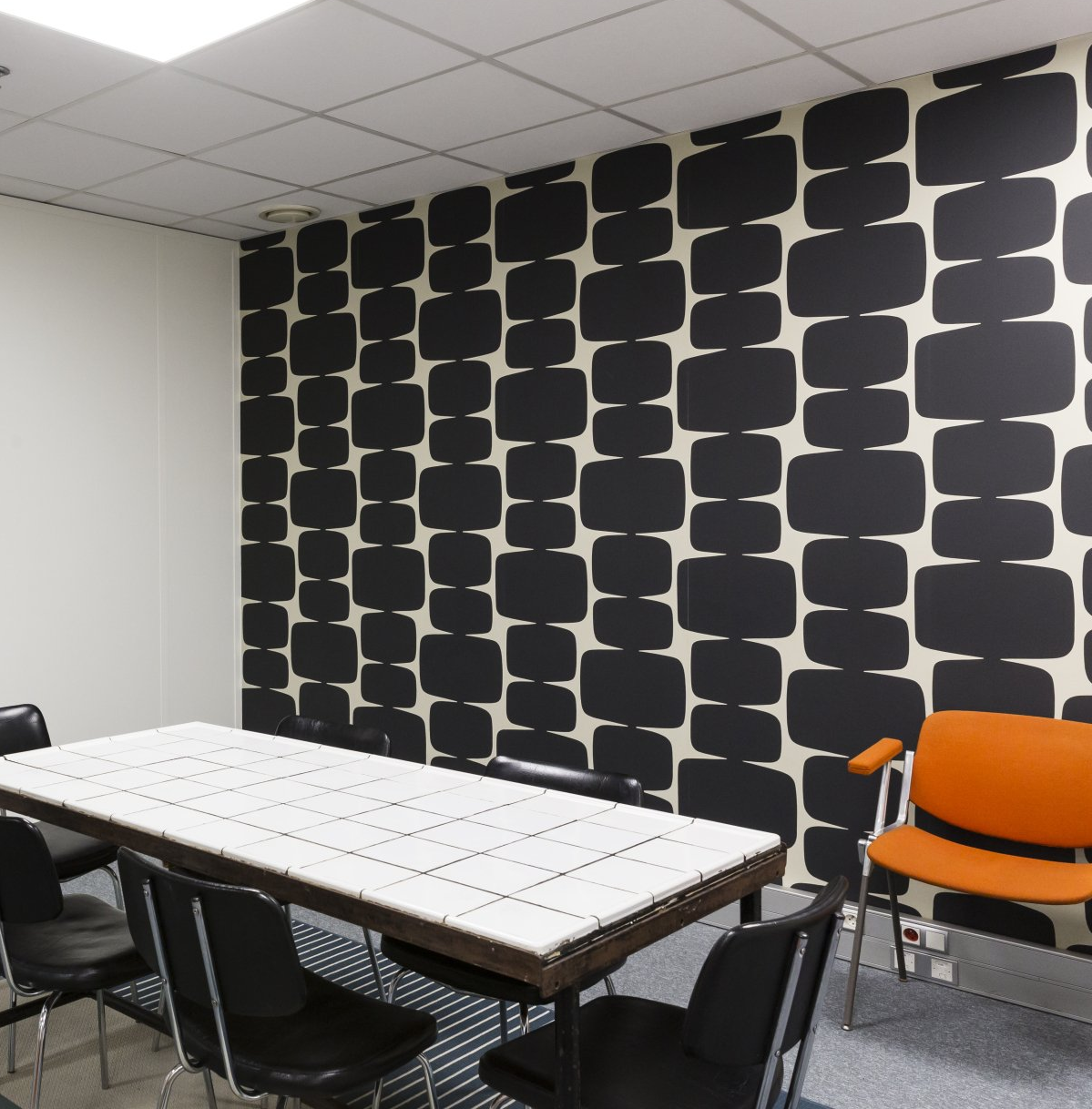 Papier peint imitation bois