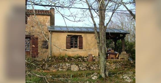 Couverture zinc à tasseaux