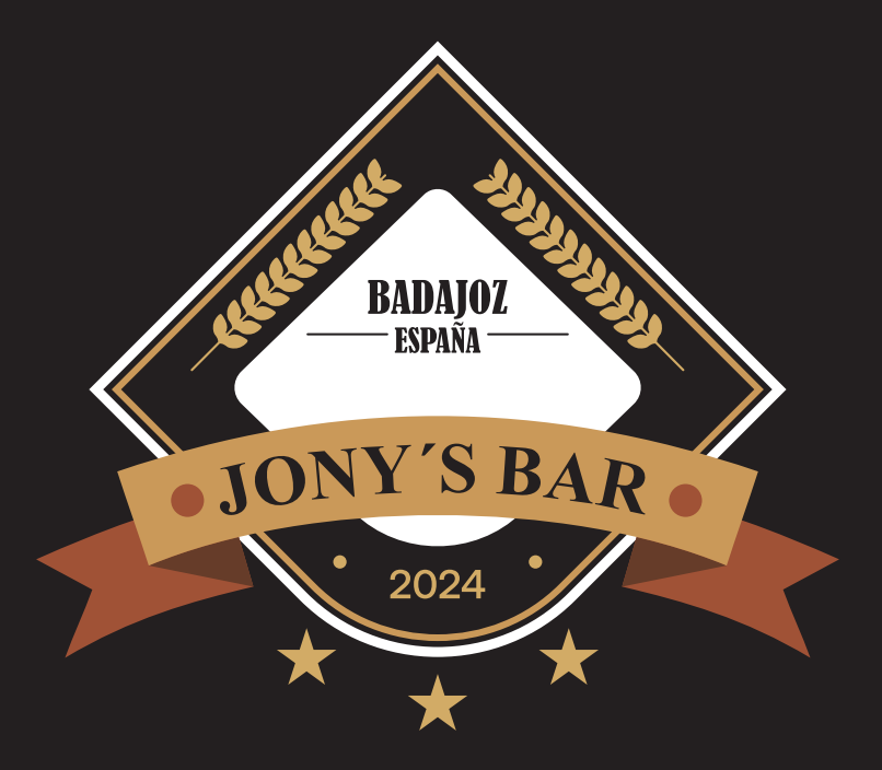 Un logotipo para el bar Jony's en España