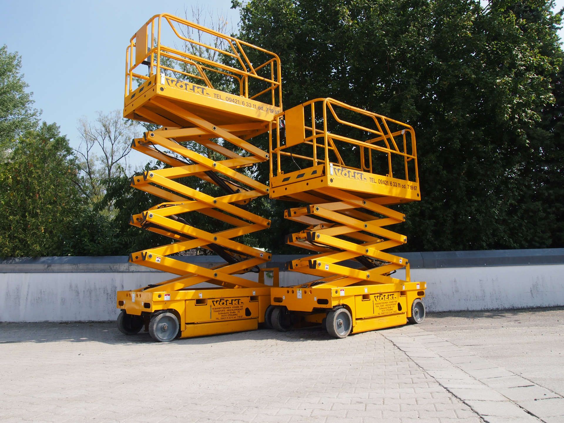 Hebebühne eines Krans