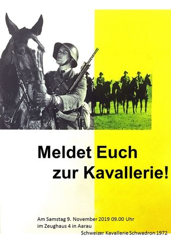 Meldet Euch zur Kavallerie!