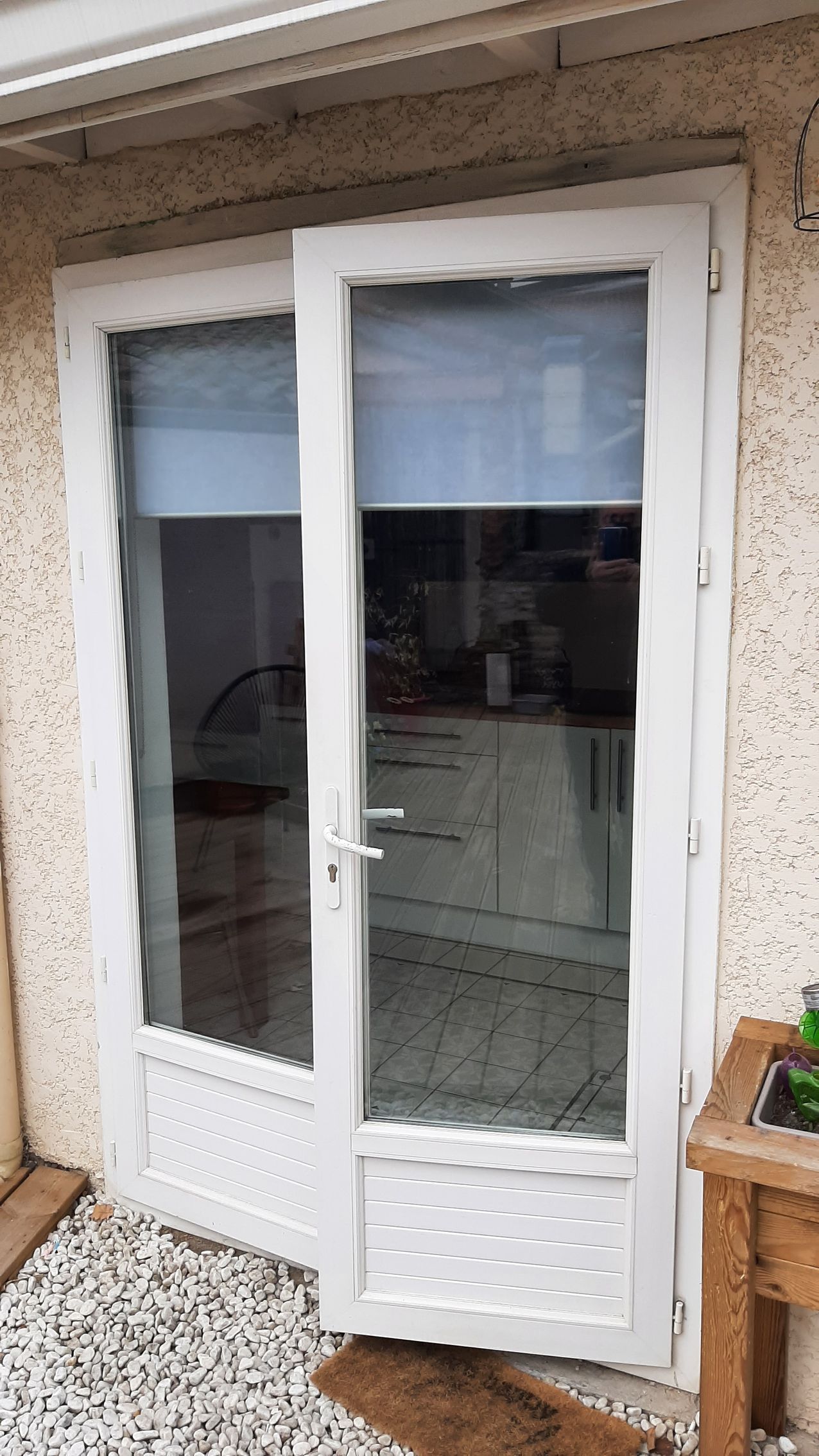 Porte-fenêtre en PVC