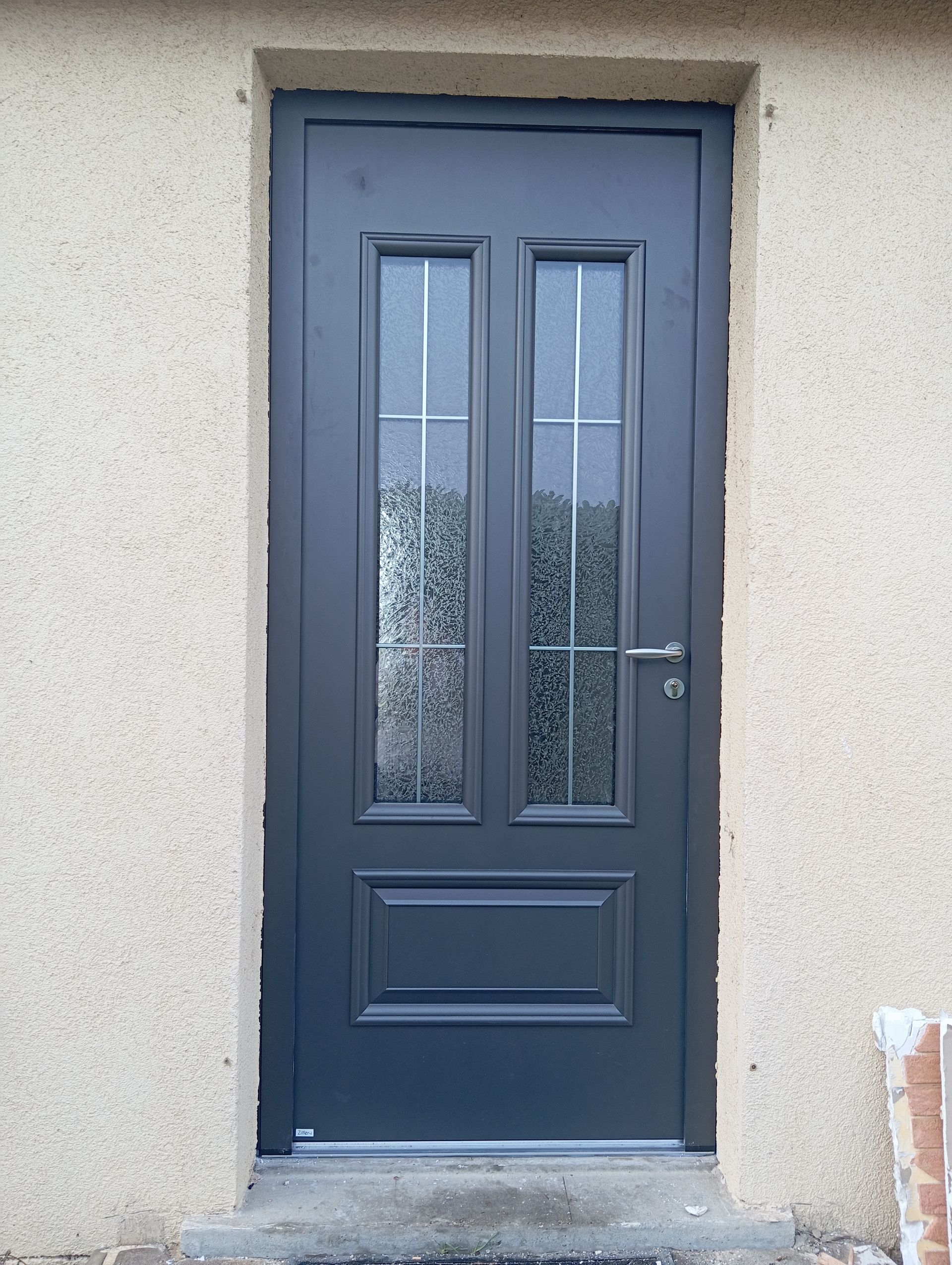 Porte d'entrée en Alu 
