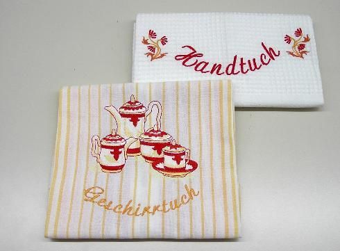 Damit immer das richtige Tuch verwendet wird!