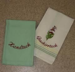 Damit immer das richtige Tuch verwendet wird!