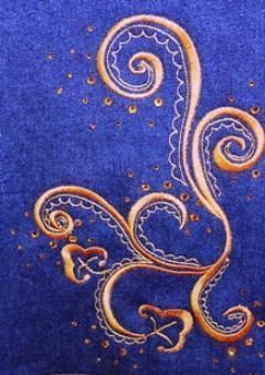 Designerjeans selber gestaltet.