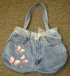 Designerjeans selber gestaltet.