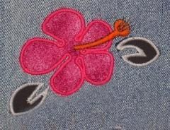 Designerjeans selber gestaltet.