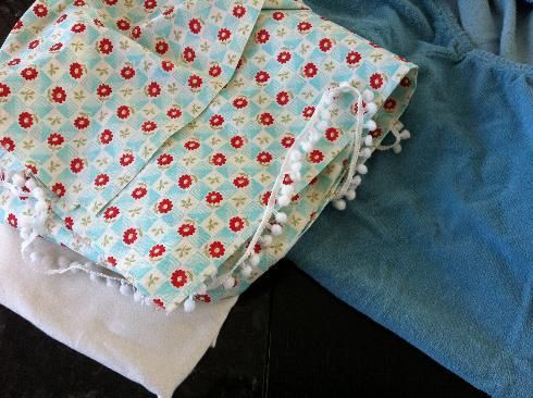 Das Halstuch ist auch schon fertig!