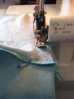 Das Halstuch ist auch schon fertig!