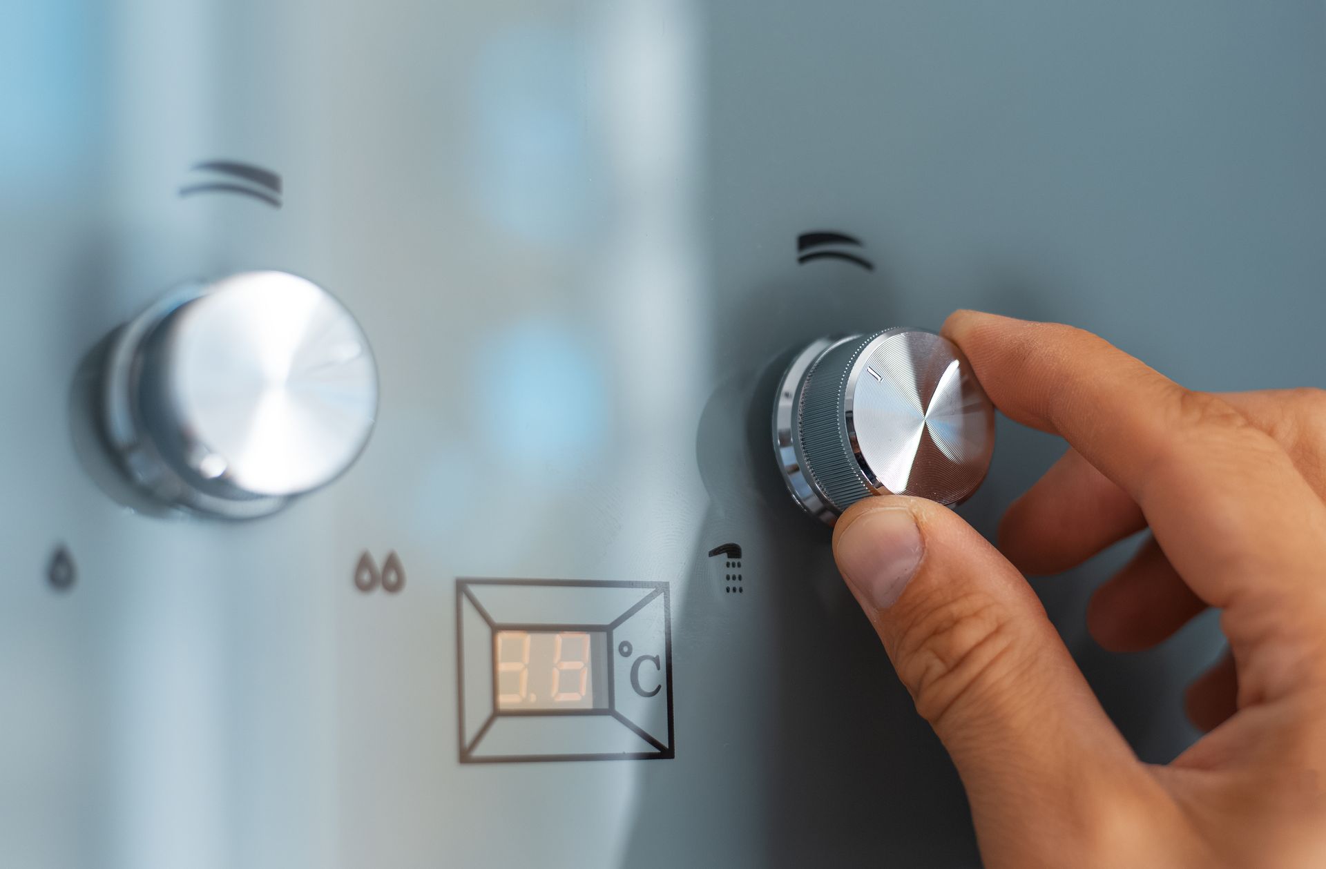 Bouton sur un ballon thermodynamique