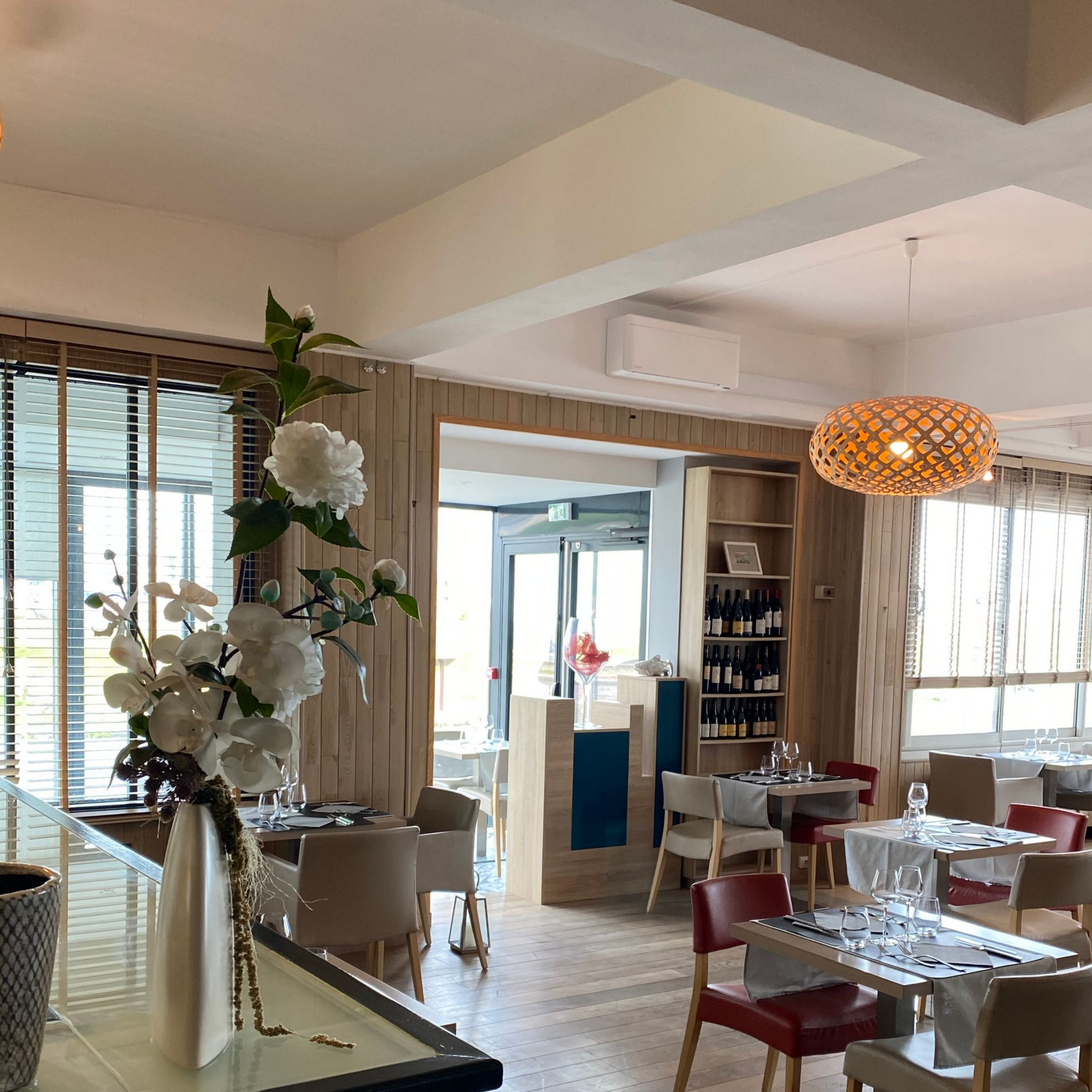 Installation d'une climatisation dans un restaurant
