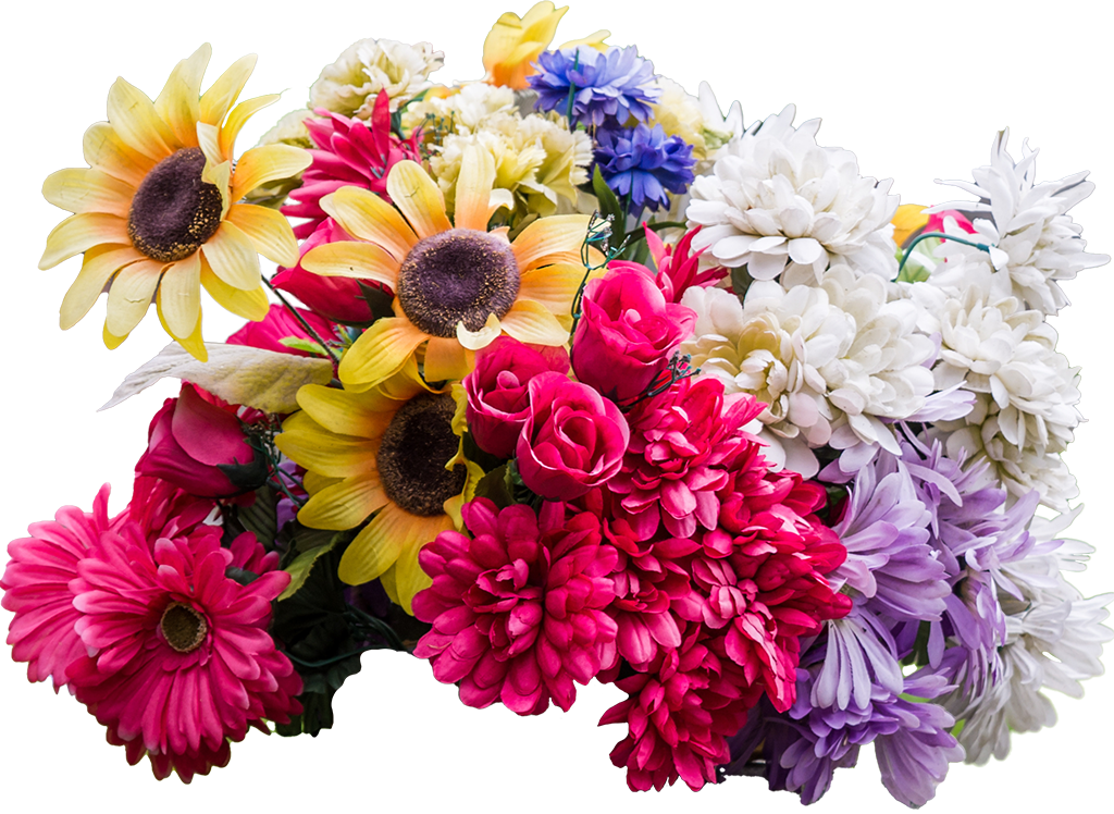 Bouquet de fleurs colorées