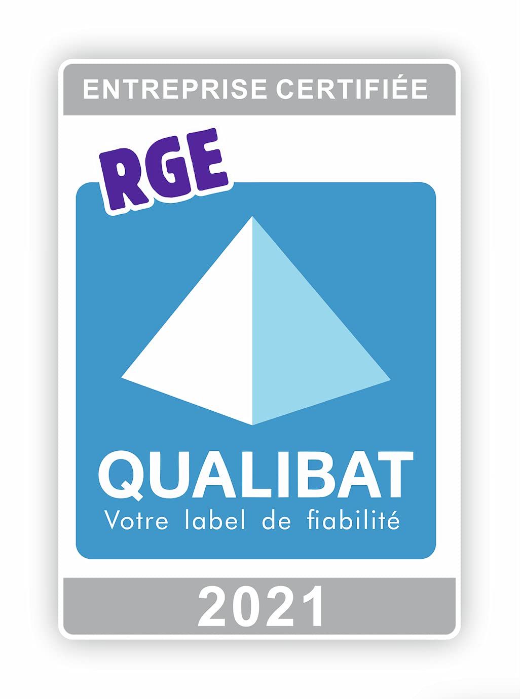 Logo du label RGE Qualibat 2021