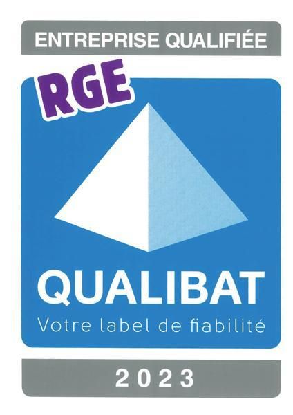 Logo du label RGE Qualibat 2023