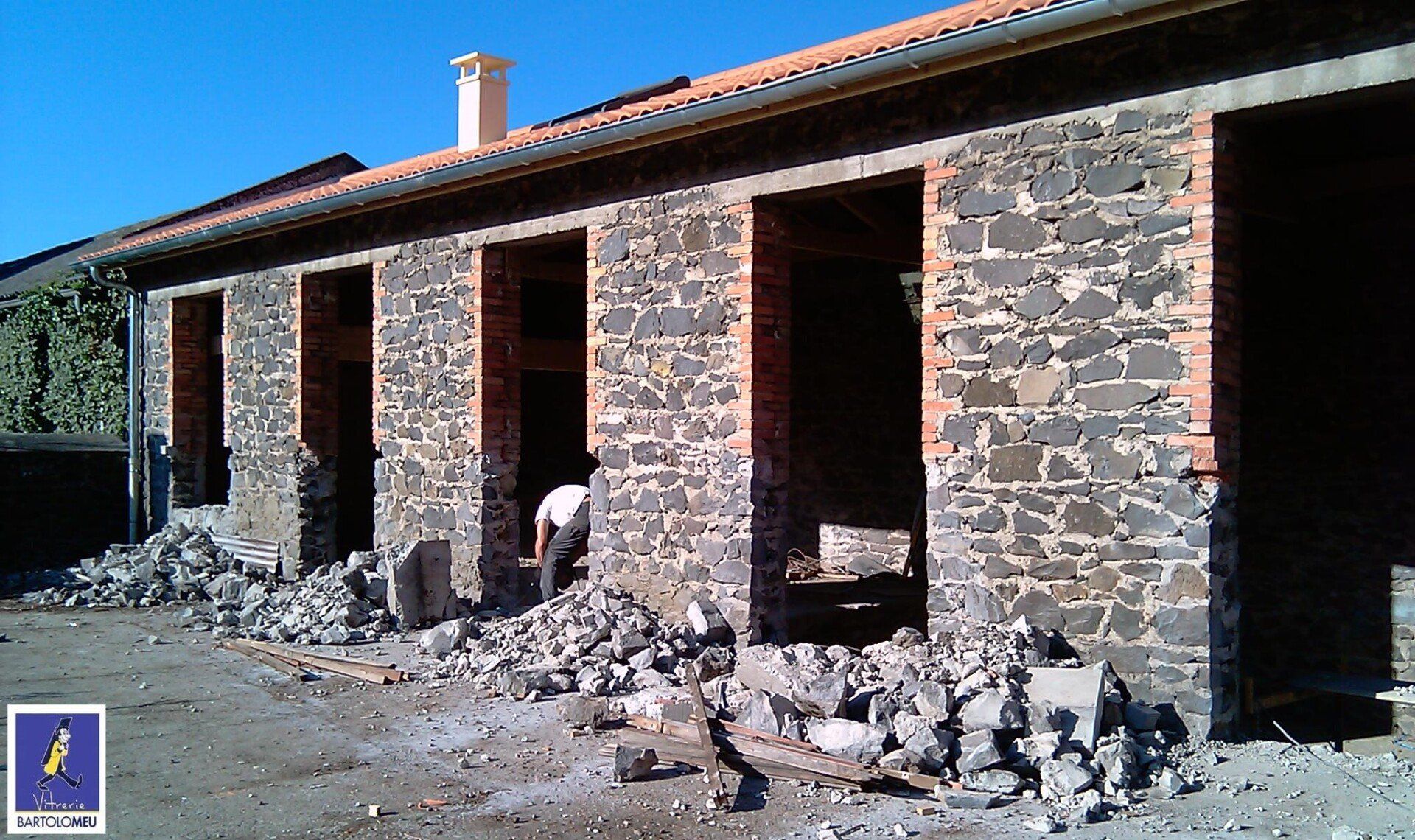 Rénovation des menuiseries et volets d'une maison