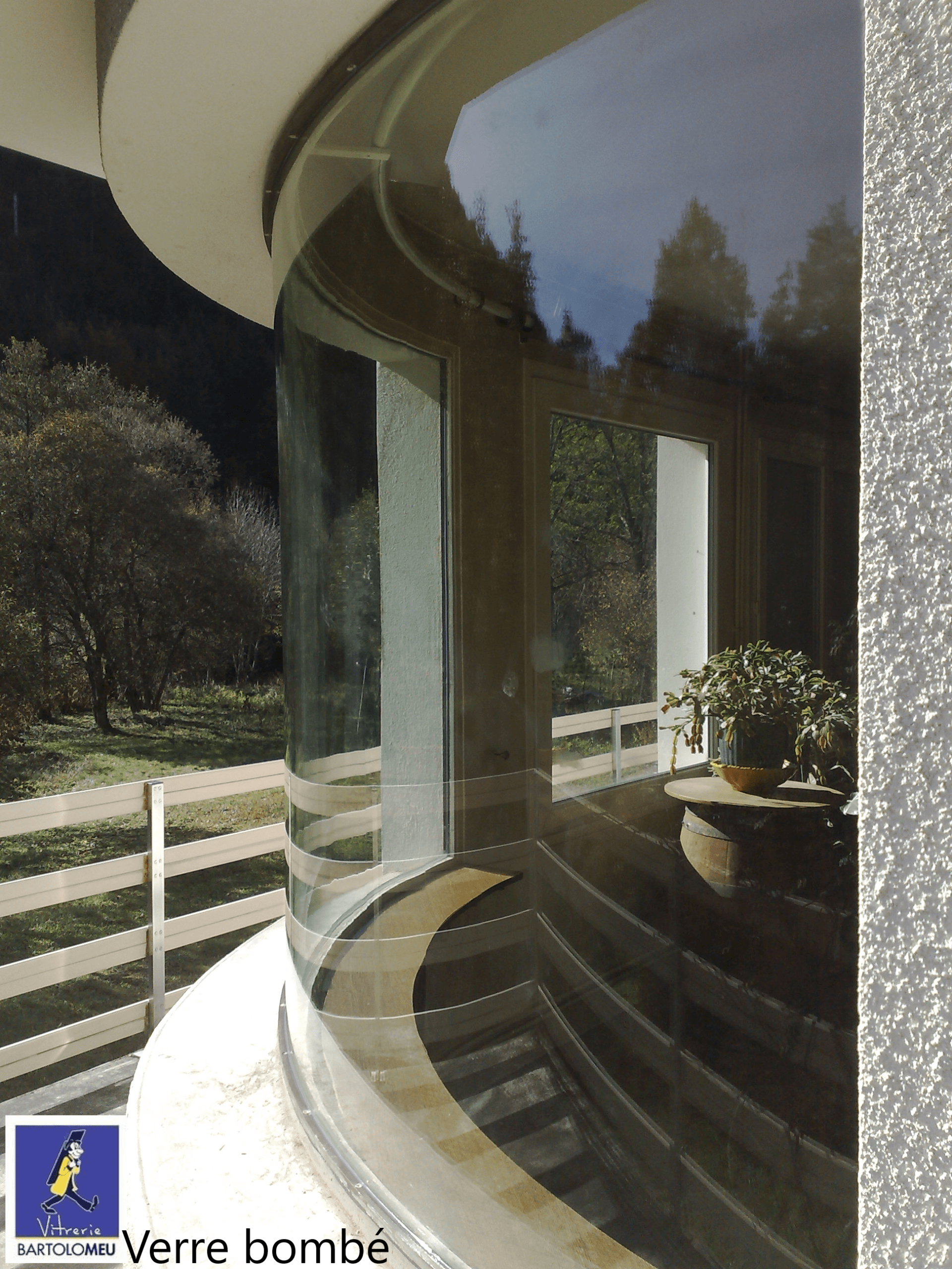 Vitrage arrondi 