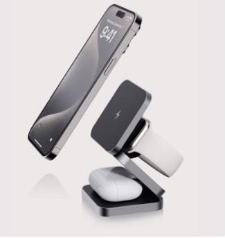 Smartphone avec un chargeur de montre connectée