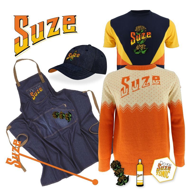 T-shirt, pull, casquette et tablier avec un logo entreprise