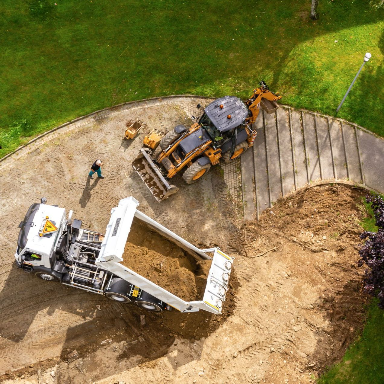 Des travaux de terrassement