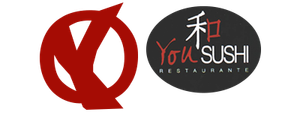 Un logotipo para un restaurante llamado You Sushi.