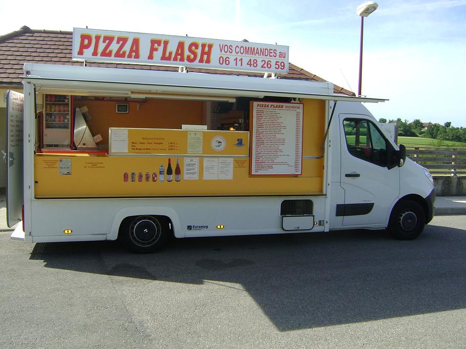 camion à pizza pizza flash