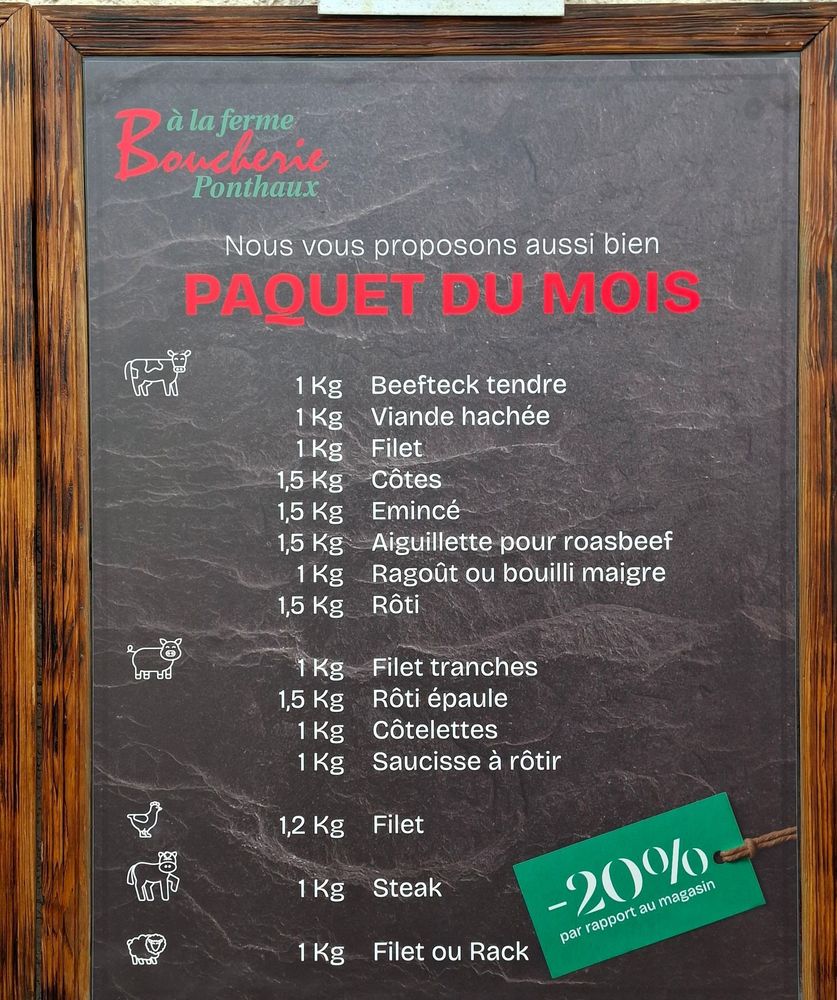 paquet du mois
