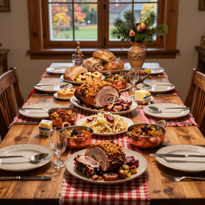 magnifique repas de fête à la ferme Boucherie Ponthaux