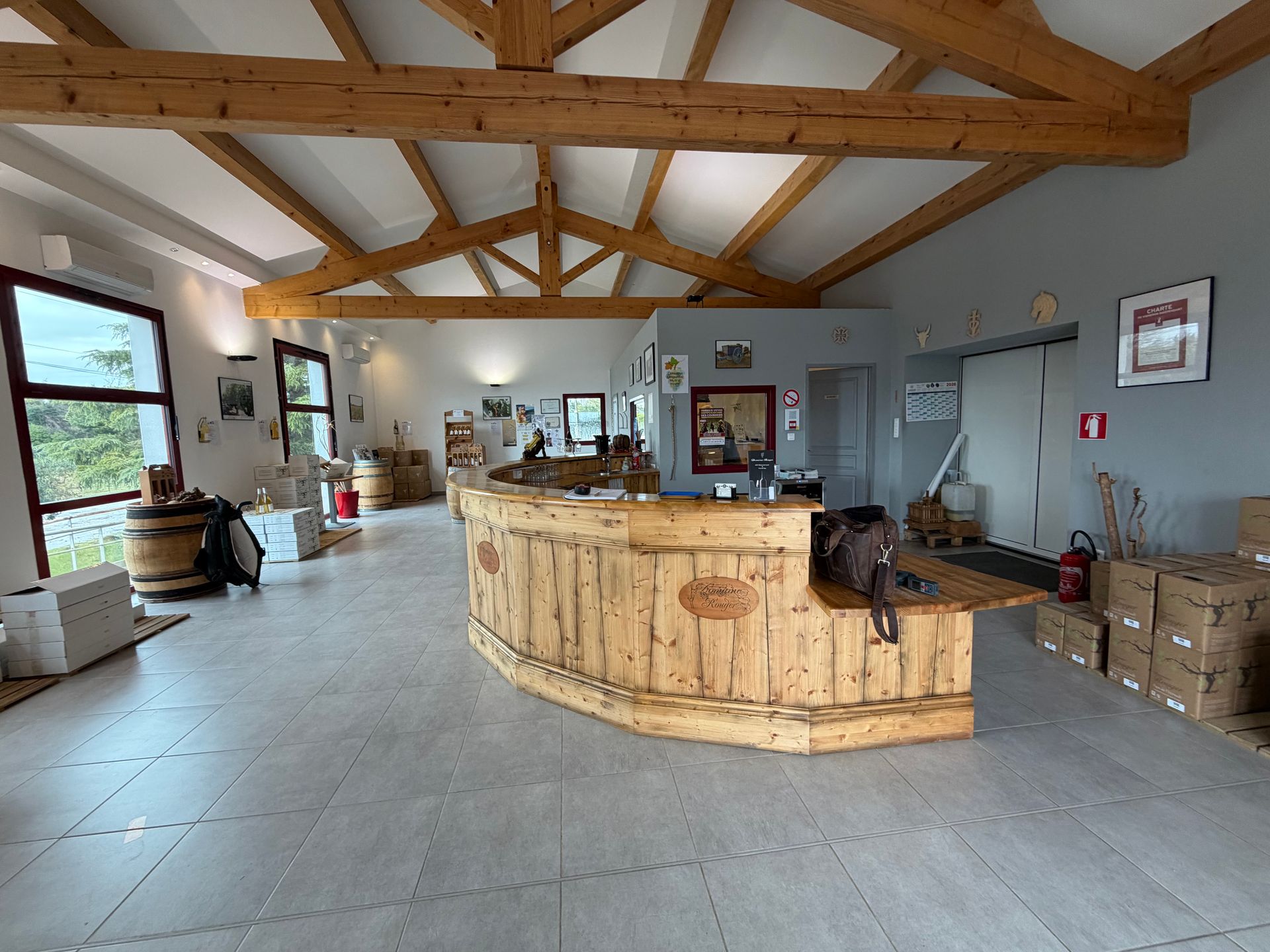Comptoir en bois