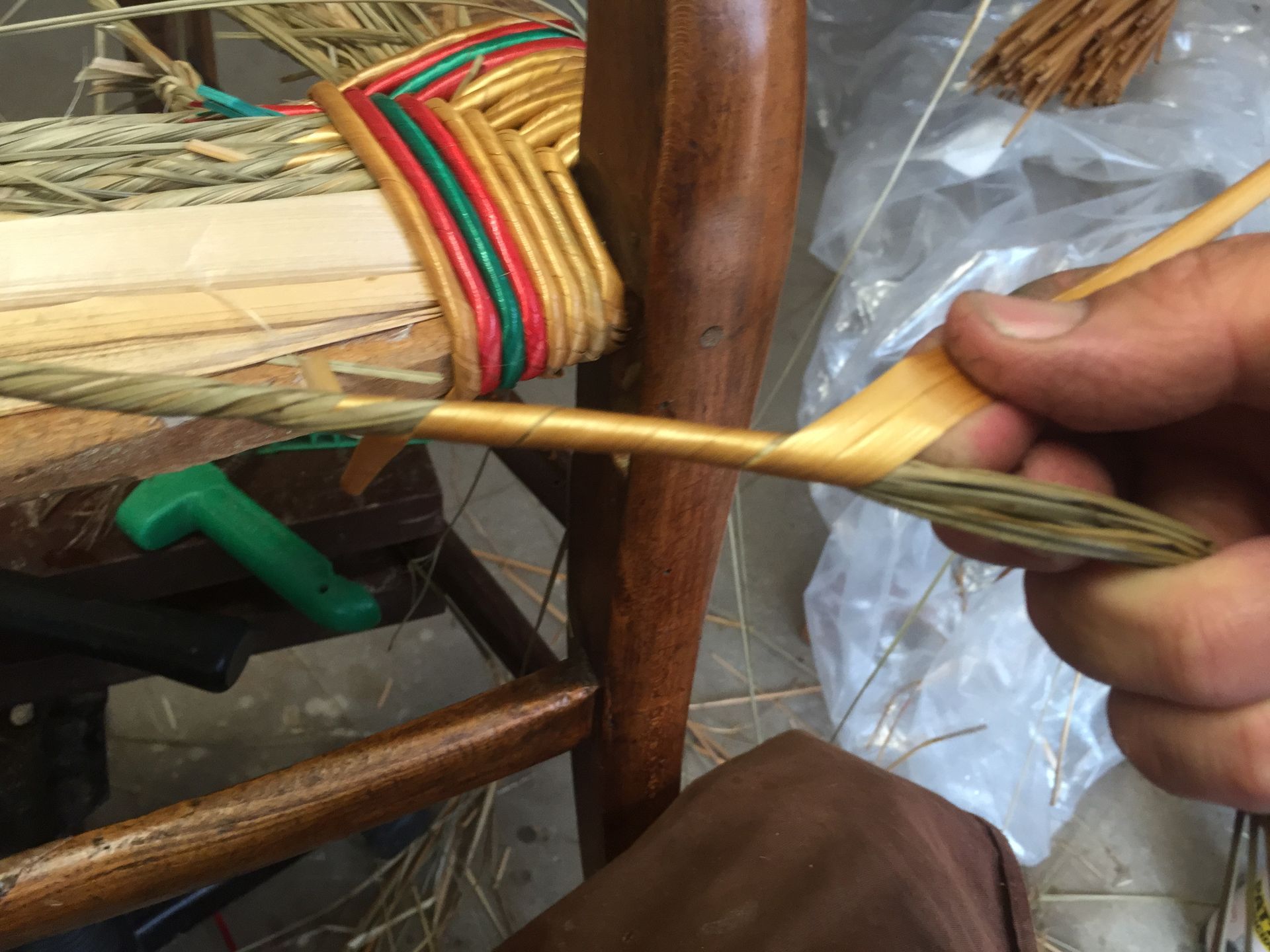 Rempaillage à la main