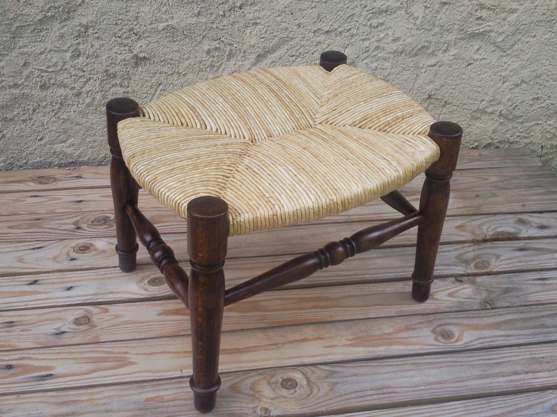 Rempaillage de tabouret