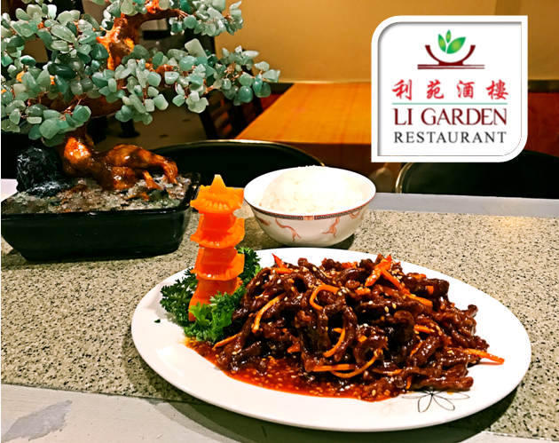 Li Garden -boeuf croustilant au sésame