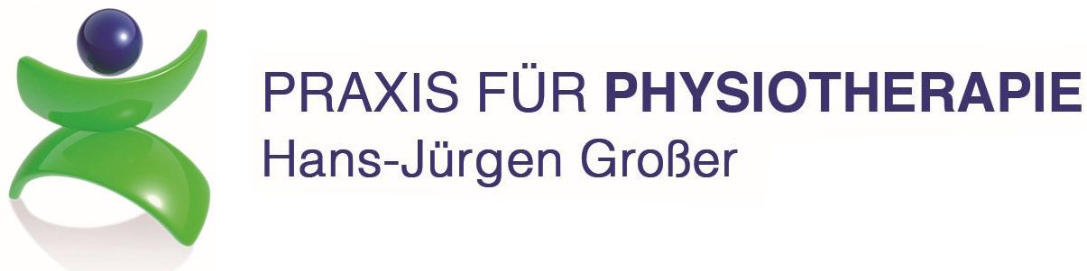 ein Logo für einen Physiotherapeuten namens Hans-Jürgen Großer