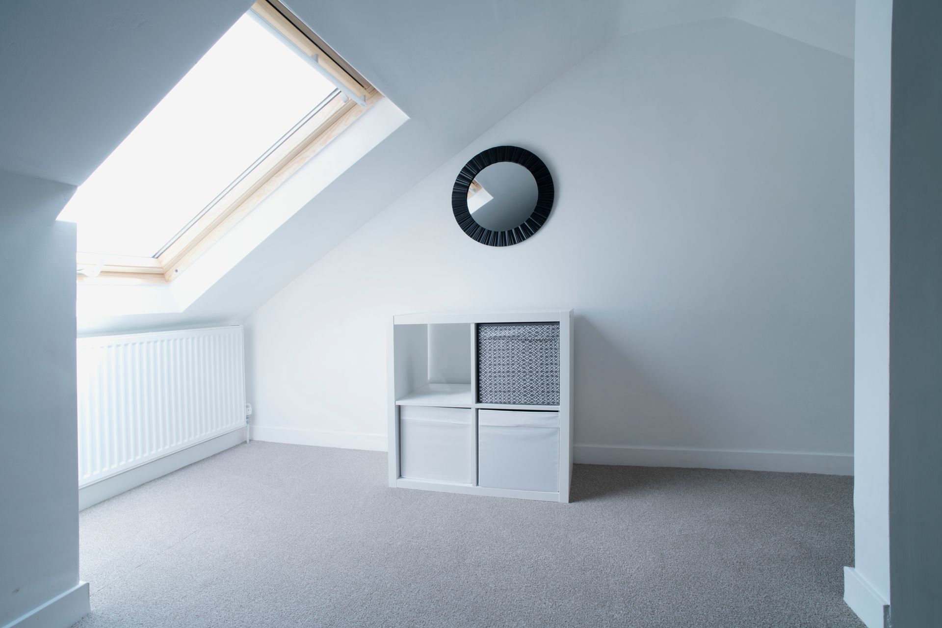 La pièce d'une maison rénovée.