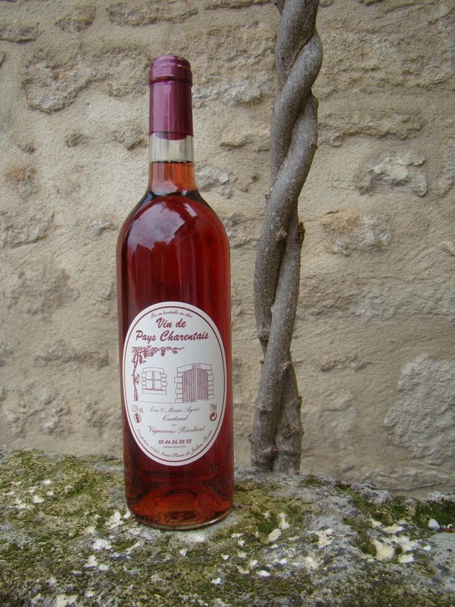 Vin de pays rosé Maison Cartaud - Région de Cognac