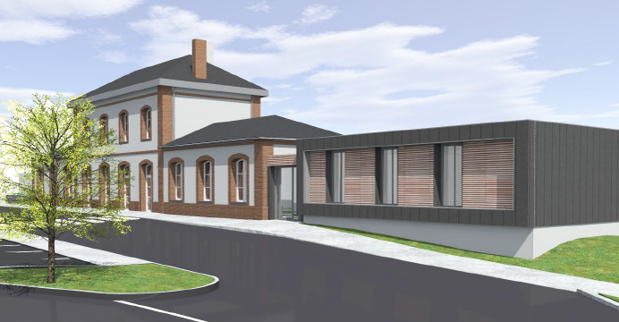 Réhabilitation de l’ancienne gare « Voyageurs » en maison de santé - CLÈRES 2.