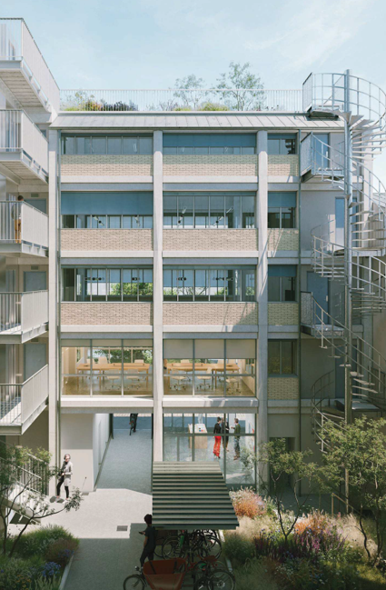 Construction d’un immeuble de bureaux - Avenue Jean Aicard PARIS 11e 2.