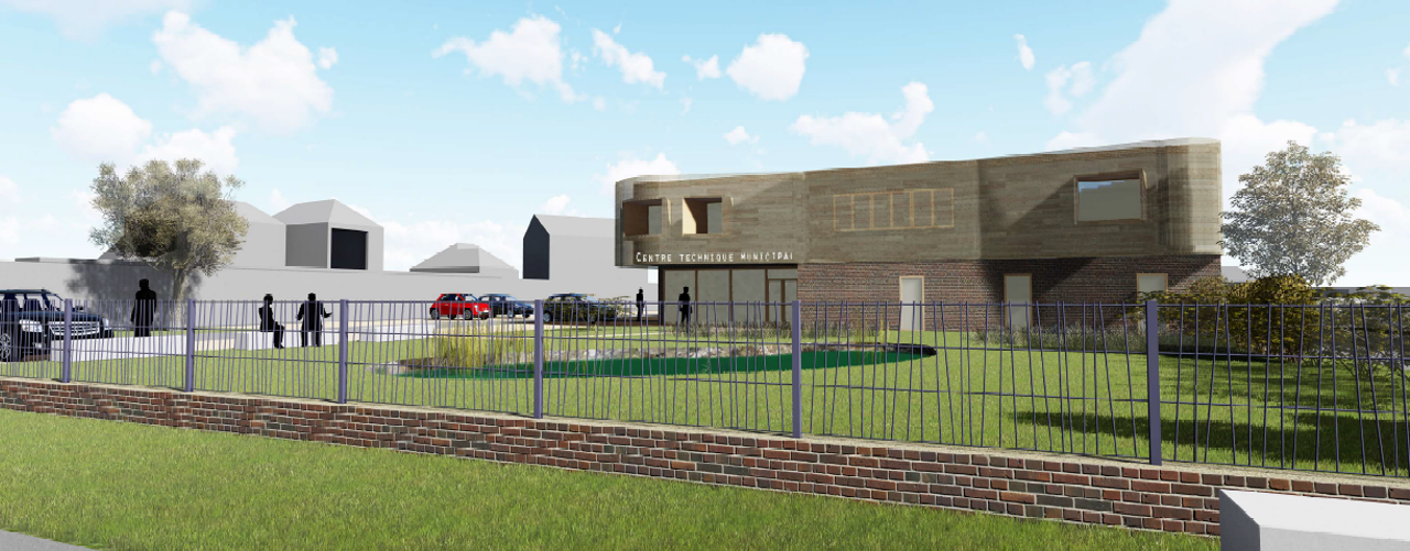 Réalisation d’un centre technique municipal - Saint-Aubin-lès-Elbeuf (76).