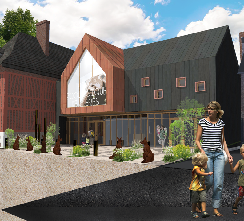 Construction de bureaux, d’un pôle accueil du parc - CLÈRES (76).