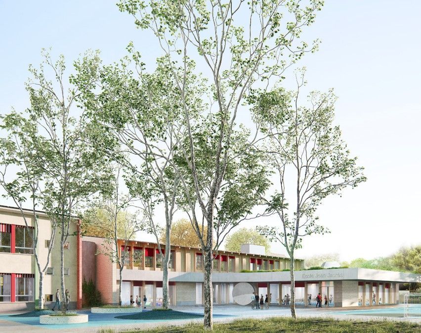 Extension de l’école élémentaire Jean Jaurès - VILLIERS-SUR-MARNE (94).