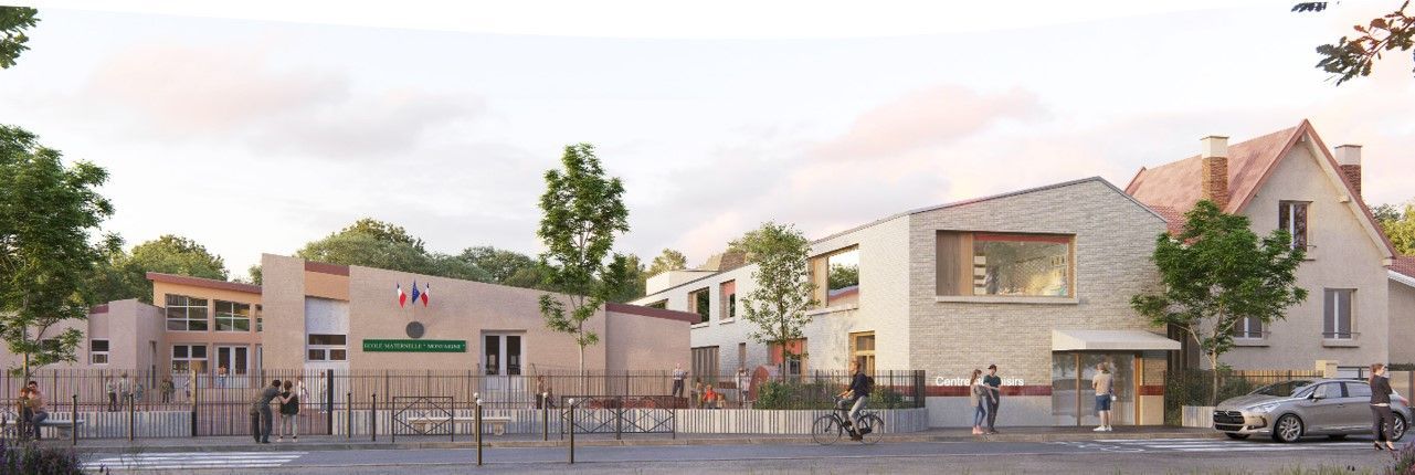 Extension de l’école Montaigne et de son centre de loisirs - GAGNY (93).